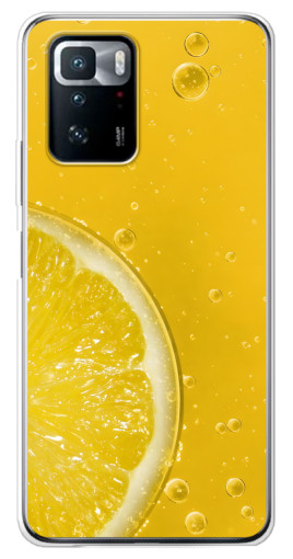 Силиконовый чехол с изображением "Сочный лимон" для Xiaomi POCO X3 GT