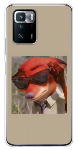 Силиконовый чехол с изображением "Стильный Ник" для Xiaomi POCO X3 GT