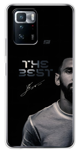 Чехол с картинкой "The Best Messi" для Xiaomi POCO X3 GT