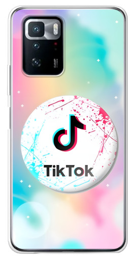 Чехол с принтом "TikTok принт" для Xiaomi POCO X3 GT
