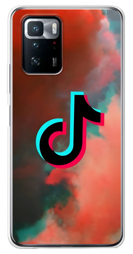 Чехол с печатью "ТикТок в тучах" для Xiaomi POCO X3 GT