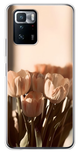 Чехол с принтом "Тюльпаны на солнце" для Xiaomi POCO X3 GT