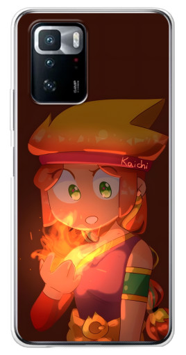 Чехол с картинкой "Удивлённая Амбер" для Xiaomi POCO X3 GT