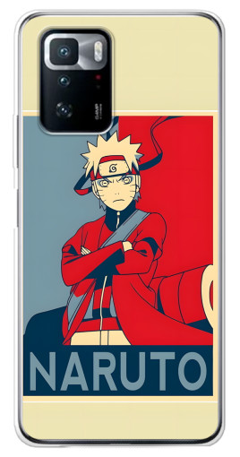 Чехол с печатью "Удзумаки Naruto" для Xiaomi POCO X3 GT