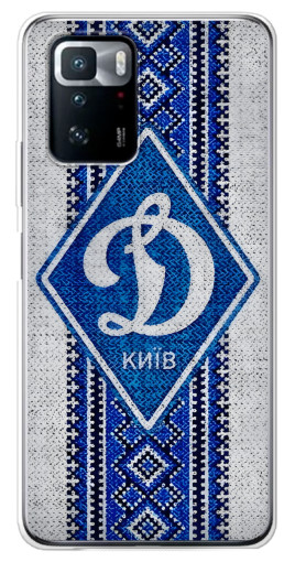 Чехол с печатью "Вышиванка Динамо" для Xiaomi POCO X3 GT
