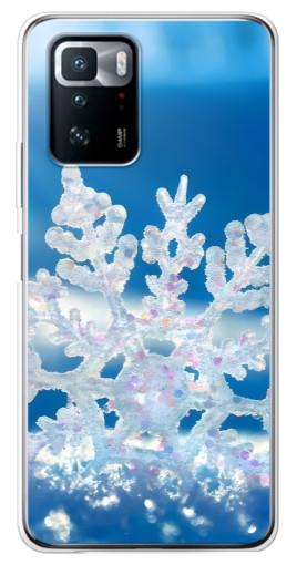 Силиконовый чехол с изображением "Яркая снежинка" для Xiaomi POCO X3 GT