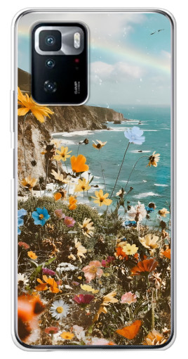 Чехол с принтом "Яркие полевые цветы" для Xiaomi POCO X3 GT