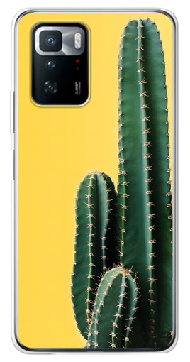 Силиконовый чехол с изображением "Яркий кактус" для Xiaomi POCO X3 GT