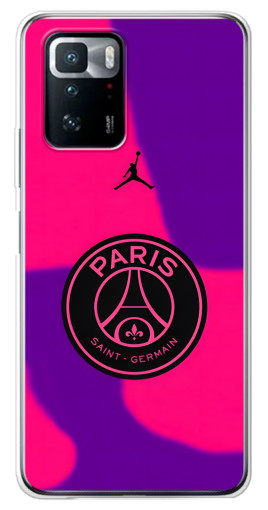 Силиконовый чехол с изображением "Яркий лого PSG" для Xiaomi POCO X3 GT