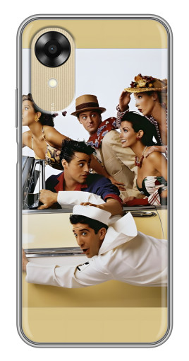 Чехол с принтом "Афиша Друзья " для Oppo A17k Чехол с принтом "Афиша Друзья " для Oppo A17k