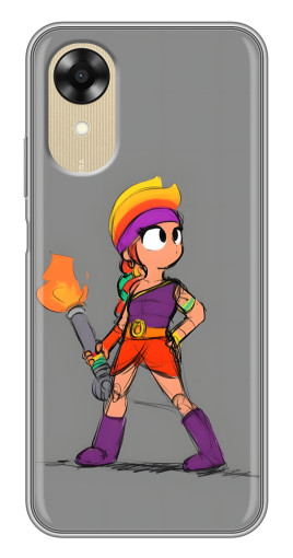 Чехол с картинкой "Amber с факелом" для Oppo A17k