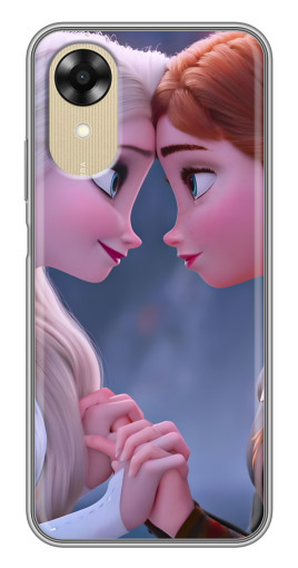 Чехол с печатью "Анна и Ельза" для Oppo A17k