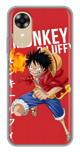 Чехол с принтом "Атакующий D Luffy" для Oppo A17k