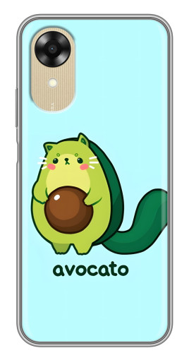 Силиконовый чехол с изображением "Avocato" для Oppo A17k