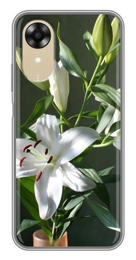 Чехол с картинкой "Белые лилии" для Oppo A17k