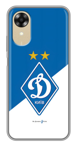 Чехол с принтом "Бело-синий Динамо" для Oppo A17k
