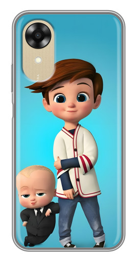Чехол с картинкой "Boss and Boy" для Oppo A17k