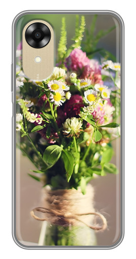 Чехол с картинкой "Букет полевых цветов" для Oppo A17k
