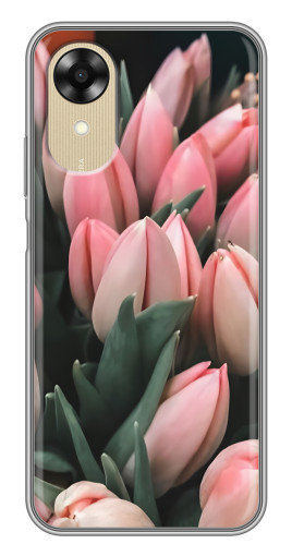 Чехол с картинкой "Букет тюльпанов" для Oppo A17k