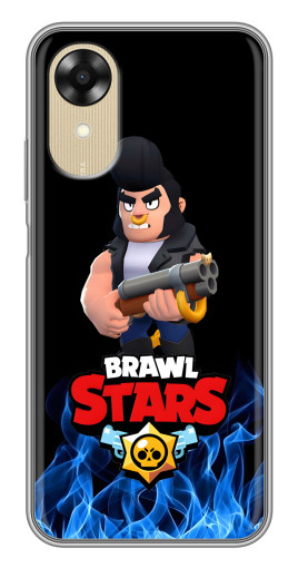 Силиконовый чехол с изображением "Булл в огне" для Oppo A17k