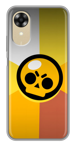 Чехол с печатью "Череп Бравл Старс" для Oppo A17k