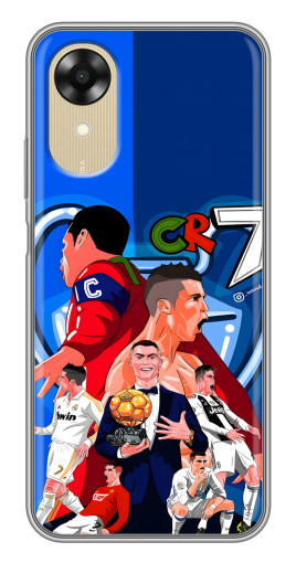 Чехол с картинкой "CR7" для Oppo A17k