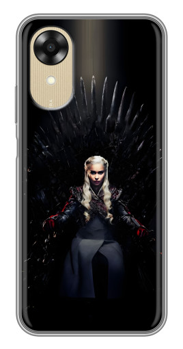Чехол с картинкой "Дейнерис на троне" для Oppo A17k