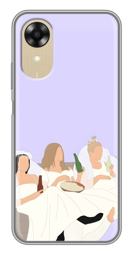 Чехол с печатью "Девушки Друзья" для Oppo A17k