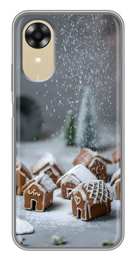 Чехол с печатью "Домики из пряников" для Oppo A17k