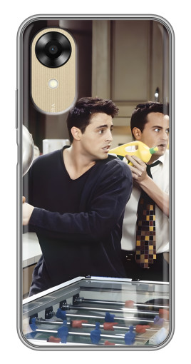 Силиконовый чехол с изображением "Джо и Чендлер" для Oppo A17k