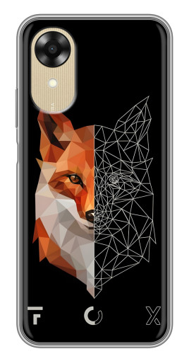 Чехол с принтом "Fox" для Oppo A17k