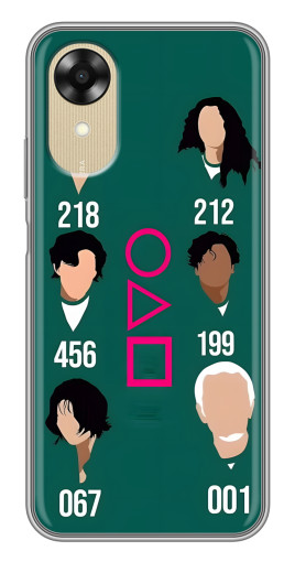 Чехол с принтом "Герои кальмара" для Oppo A17k