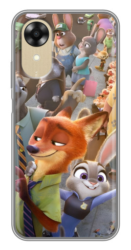 Чехол с принтом "Герои Зверополис" для Oppo A17k