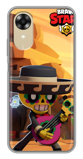 Чехол с печатью "Гитарист Poco" для Oppo A17k