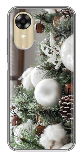 Чехол с печатью "Игрушки на елке" для Oppo A17k