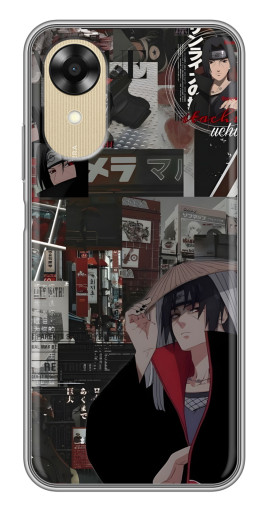 Чехол с принтом "Итачи комиксы" для Oppo A17k