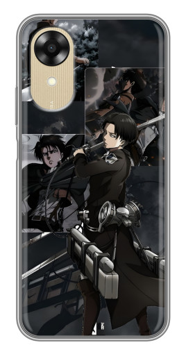 Чехол с принтом "Капитан Аккерман" для Oppo A17k