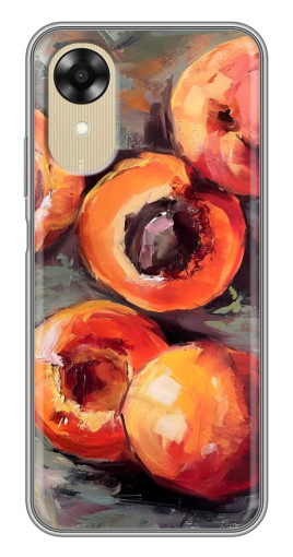 Силиконовый чехол с изображением "Картина персики" для Oppo A17k