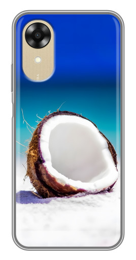 Чехол с печатью "Кокос на пляже" для Oppo A17k
