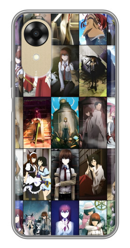 Чехол с печатью "Коллаж Курису Макисе" для Oppo A17k