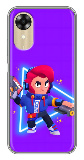 Силиконовый чехол с изображением "Кольт в наушниках" для Oppo A17k