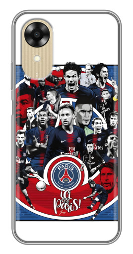 Силиконовый чехол с изображением "Команда PSG" для Oppo A17k