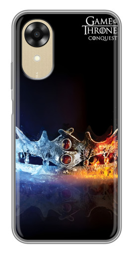 Чехол с печатью "Корона" для Oppo A17k