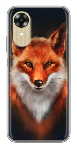 Силиконовый чехол с изображением "Красивая лиса" для Oppo A17k
