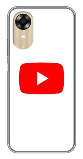 Чехол с картинкой "Красная кнопка" для Oppo A17k