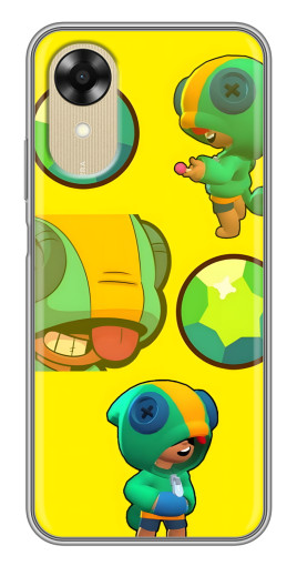 Чехол с картинкой "Кристалл и Леон" для Oppo A17k