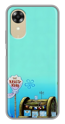Силиконовый чехол с изображением "Krusty Krab" для Oppo A17k