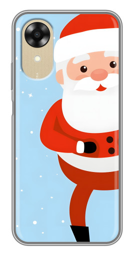 Силиконовый чехол с изображением "Крутой Дед Мороз" для Oppo A17k