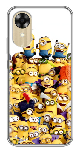 Чехол с печатью "Куча миньонов" для Oppo A17k