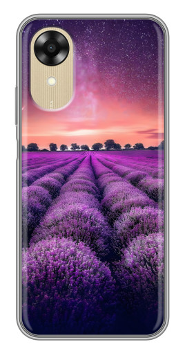 Чехол с принтом "Лавандовое поле" для Oppo A17k